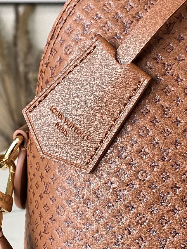 Louis vuitton original calfskin alma MM soft M28517 brown