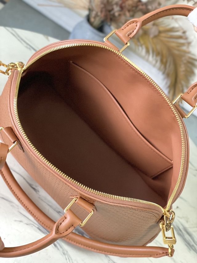 Louis vuitton original calfskin alma MM soft M28517 brown