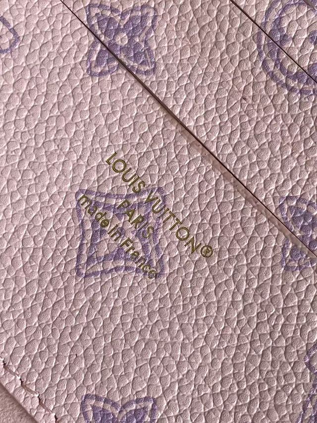 Louis vuitton original calfskin nano madeleine bag M29380 light purple
