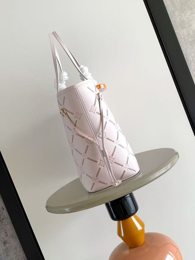 Louis vuitton original calfskin neverfull MM M28527 light pink
