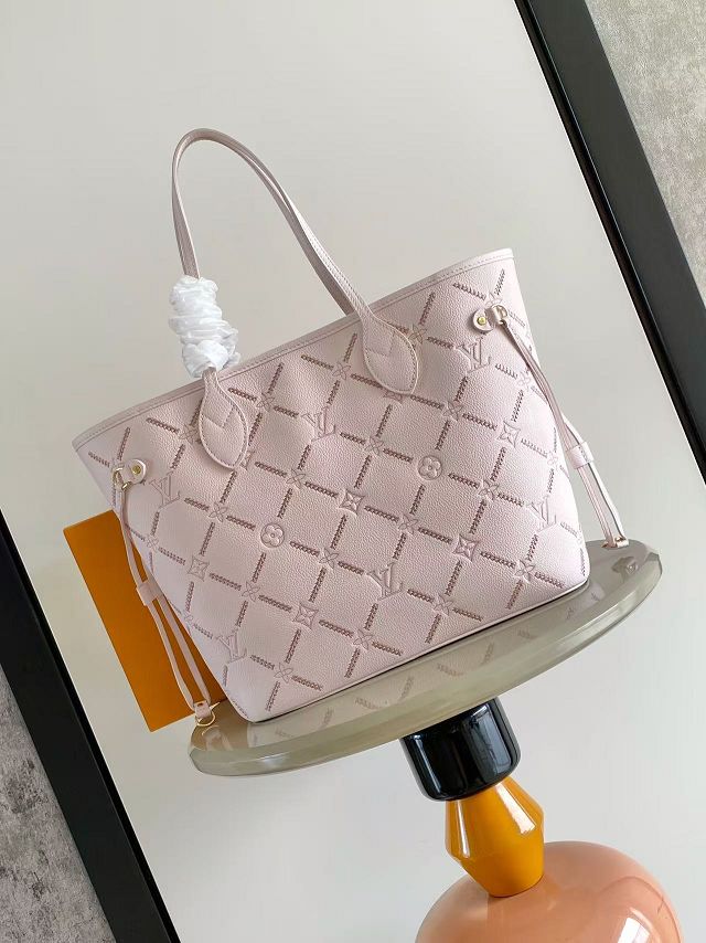 Louis vuitton original calfskin neverfull MM M28527 light pink