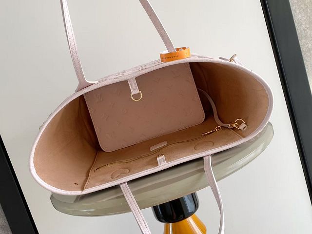 Louis vuitton original calfskin neverfull MM M28527 light pink