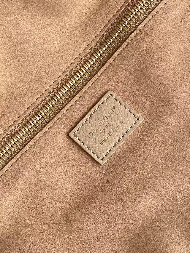 Louis vuitton original calfskin neverfull MM M29486 hazelnut