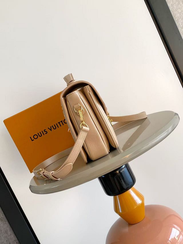 Louis vuitton original calfskin pochette metis M29497 hazelnut