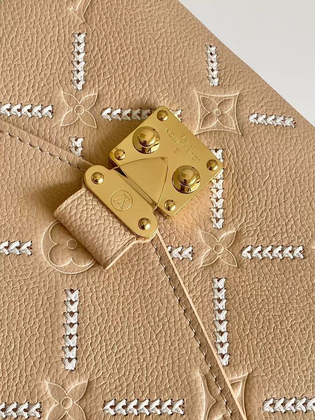 Louis vuitton original calfskin pochette metis M29497 hazelnut