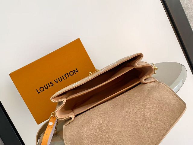 Louis vuitton original calfskin pochette metis M29497 hazelnut