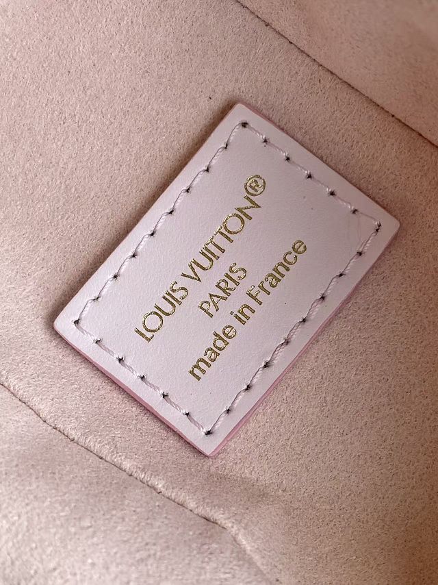 Louis vuitton original calfskin side trunk MM M28474 light pink