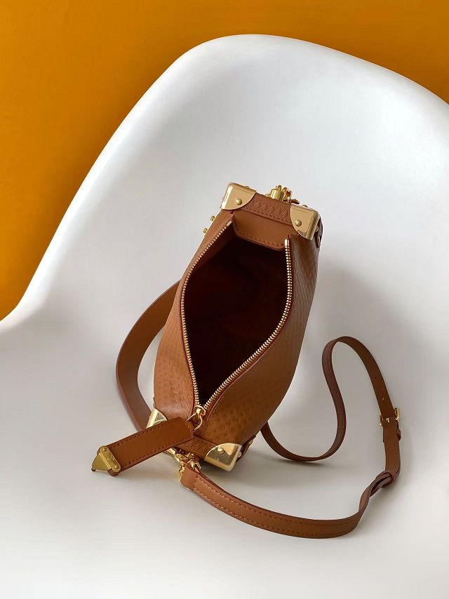 Louis vuitton original calfskin side trunk MM M29431 brown