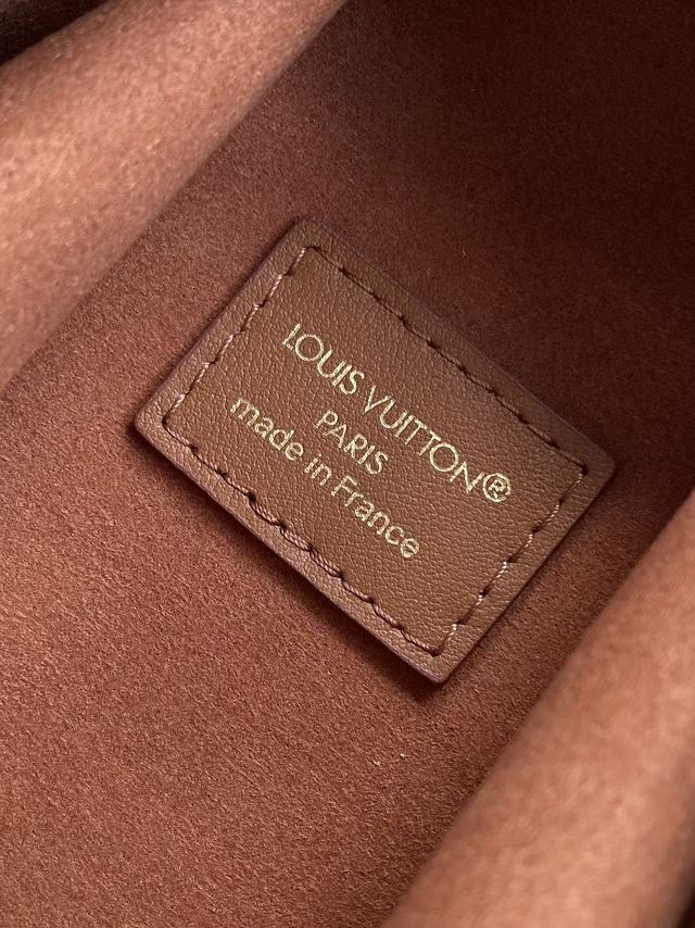 Louis vuitton original calfskin side trunk MM M29431 brown