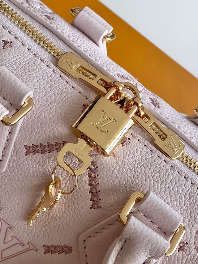 Louis vuitton original calfskin speedy 20 M28529 light pink