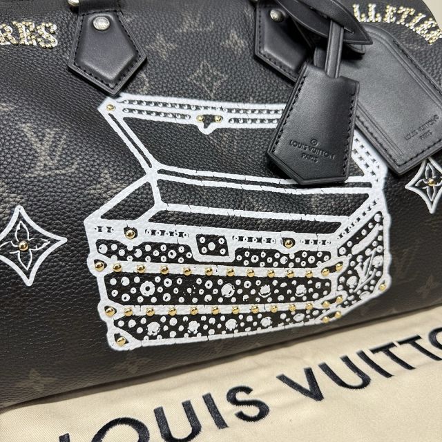 Louis vuitton original calfskin speedy P9 30 M21122 black