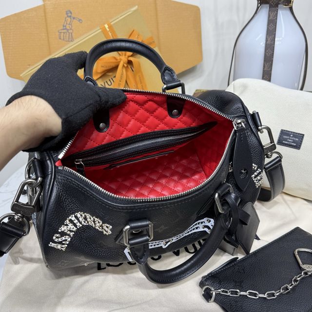 Louis vuitton original calfskin speedy P9 30 M21122 black