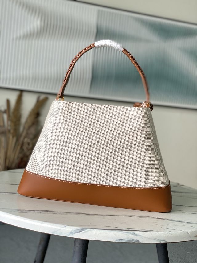 Louis vuitton original canvas capucines weekend gm M28439