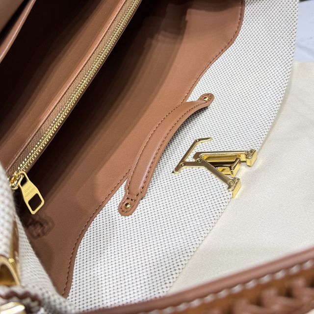 Louis vuitton original canvas capucines weekend gm M28439