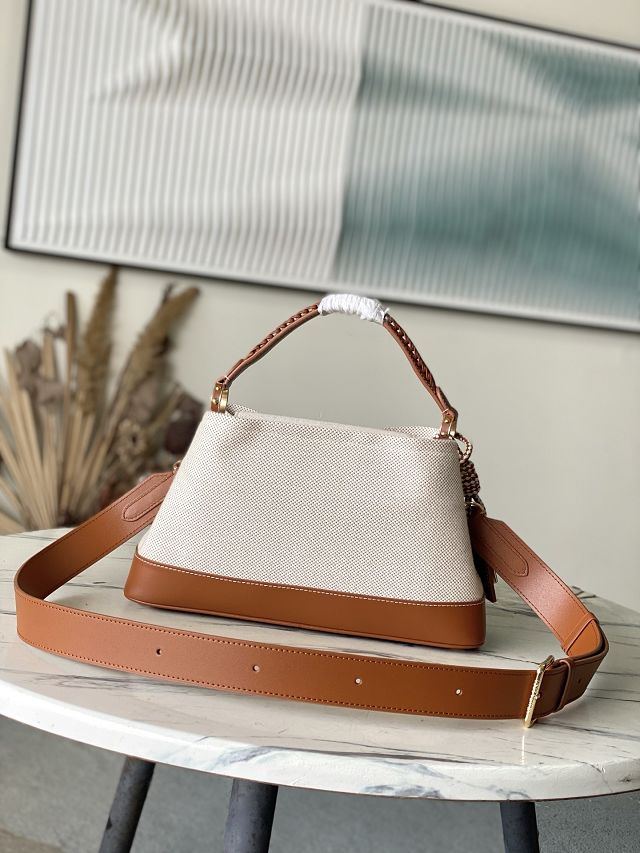 Louis vuitton original canvas capucines weekend mm M28438 
