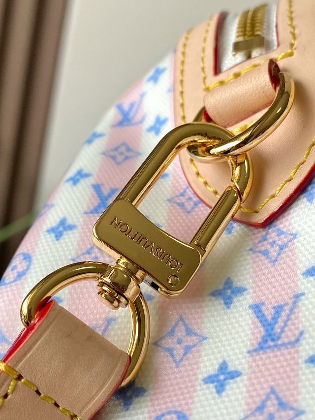 Louis vuitton original coated canvas speedy 20 M28668 light pink