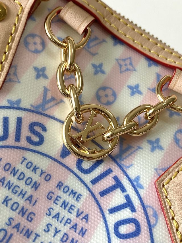Louis vuitton original coated canvas speedy 20 M28668 light pink