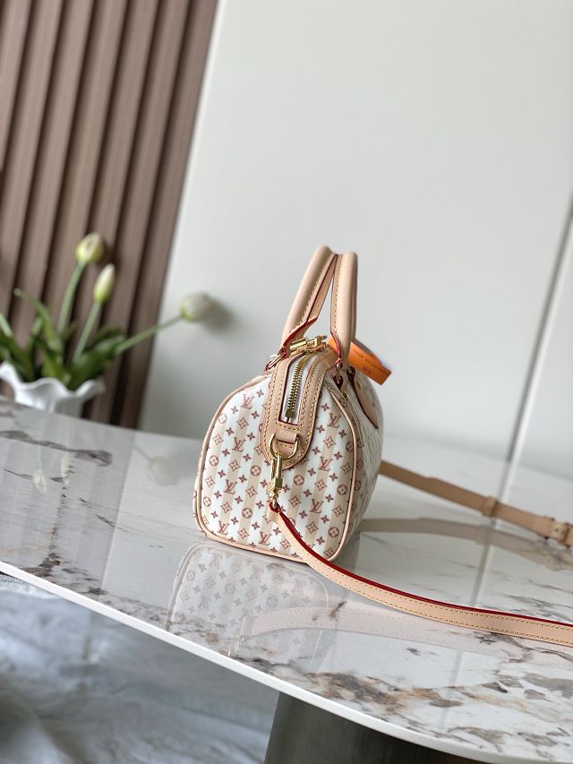 Louis vuitton original coated canvas speedy 20 M29459 nude rose