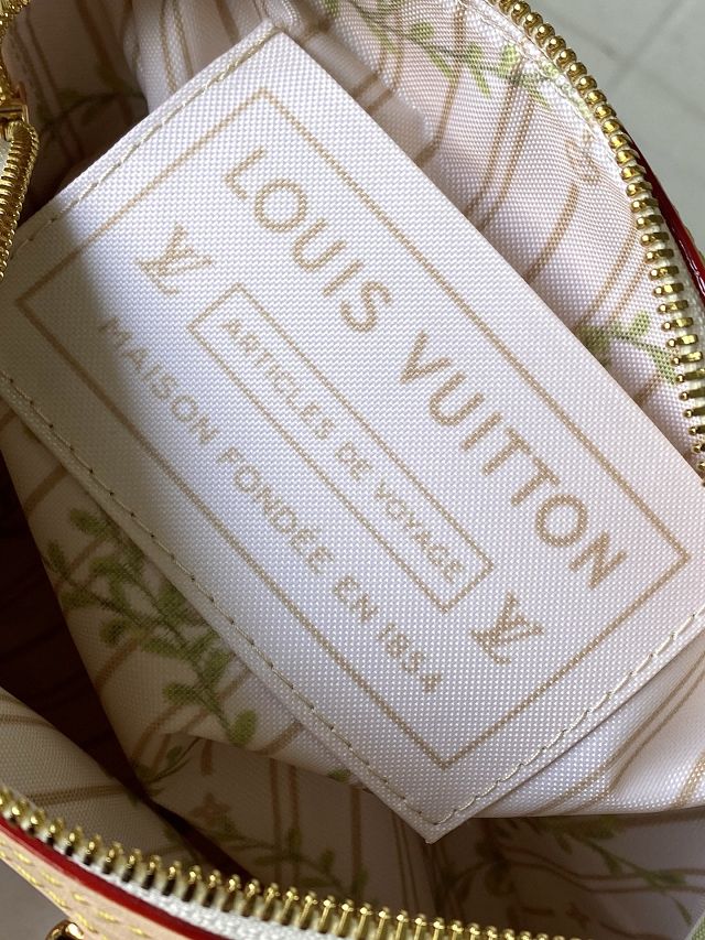 Louis vuitton original coated canvas speedy 20 M29459 nude rose