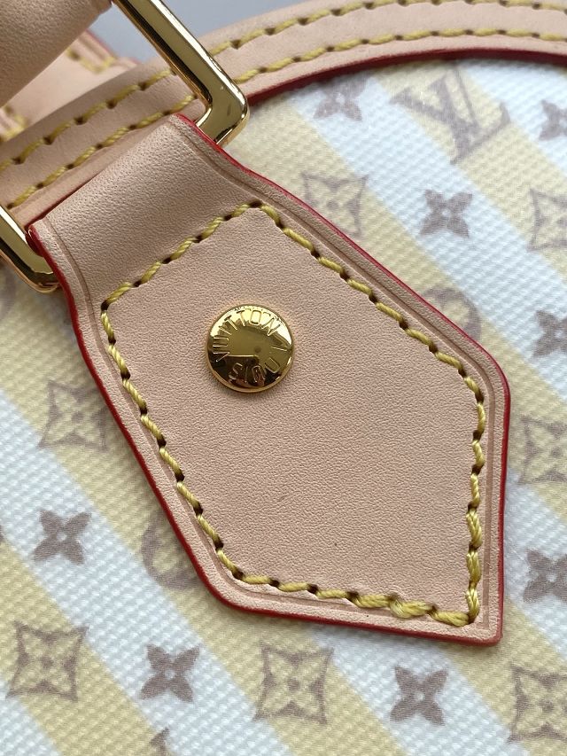 Louis vuitton original coated canvas alma BB M28672 yellow