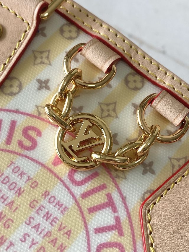 Louis vuitton original coated canvas alma BB M28672 yellow