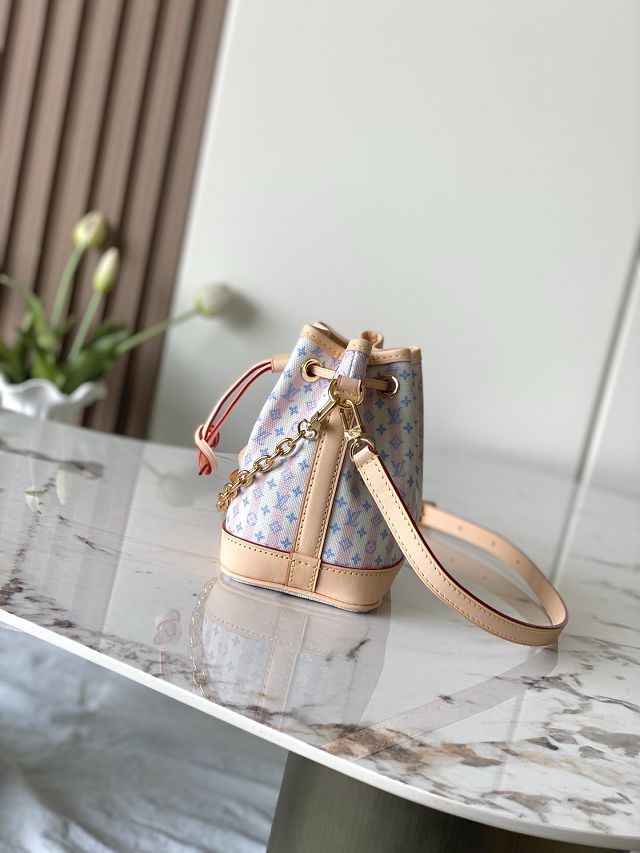 Louis vuitton original coated canvas nano noe M29029 light pink