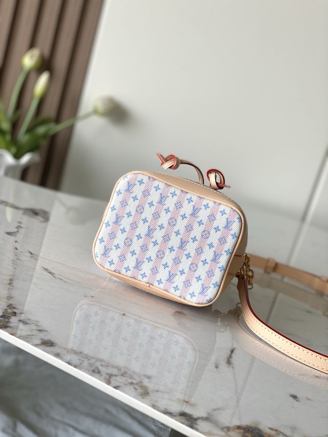 Louis vuitton original coated canvas nano noe M29029 light pink