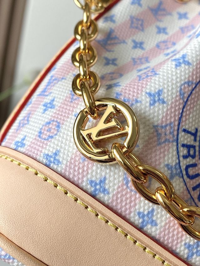 Louis vuitton original coated canvas nano noe M29029 light pink
