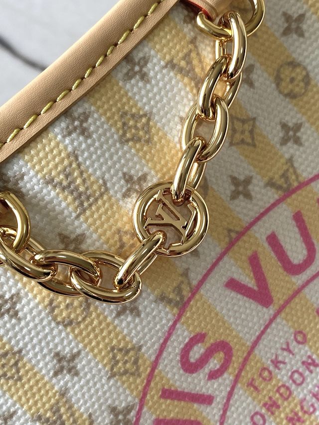 Louis vuitton original coated carryall east west M29139 yellow
