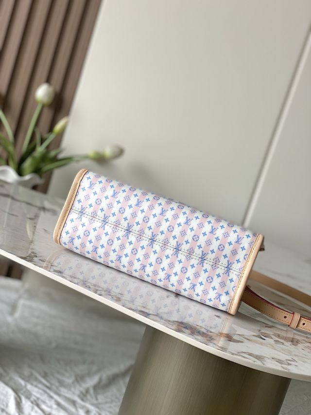 Louis vuitton original coated carryall onthego pm M29477 light pink