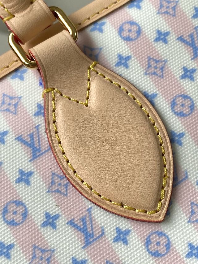 Louis vuitton original coated carryall onthego pm M29477 light pink