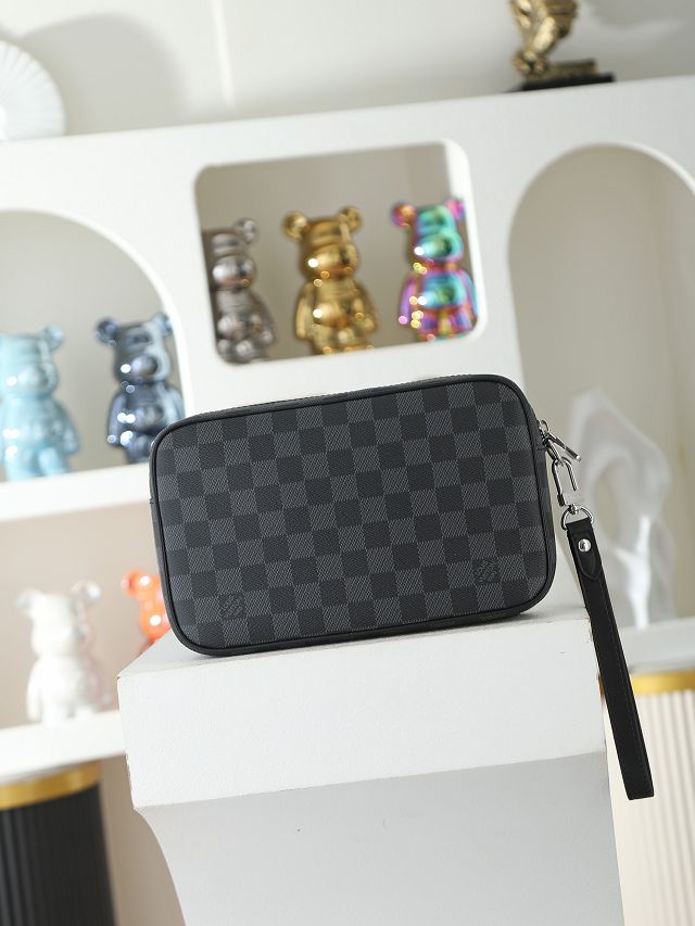 Louis vuitton original damier graphite pochette kasai M14910 