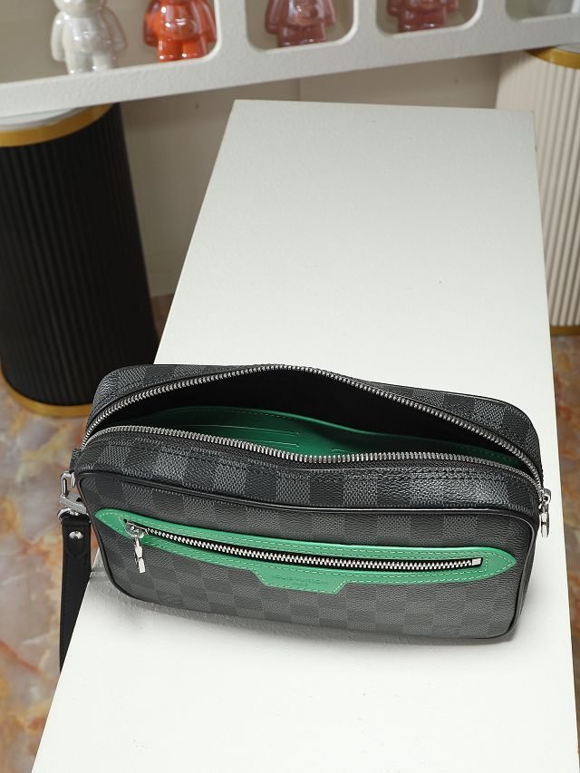 Louis vuitton original damier graphite pochette kasai M14910 