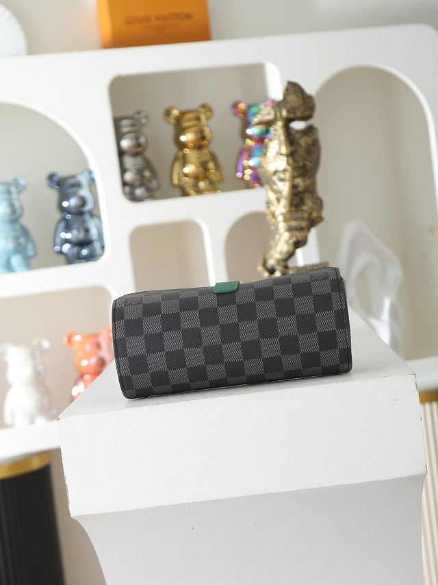 Louis vuitton original damier graphite watch case M40847 