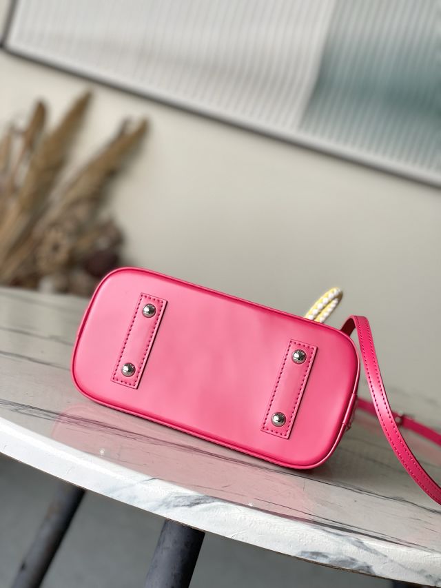 Louis vuitton original epi leather alma BB M28902 rose red