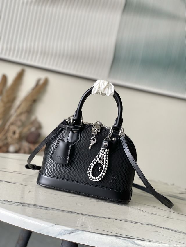 Louis vuitton original epi leather alma BB M29125 black