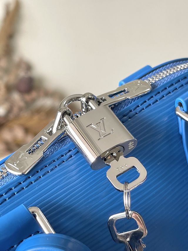 Louis vuitton original epi leather alma BB M29125 blue