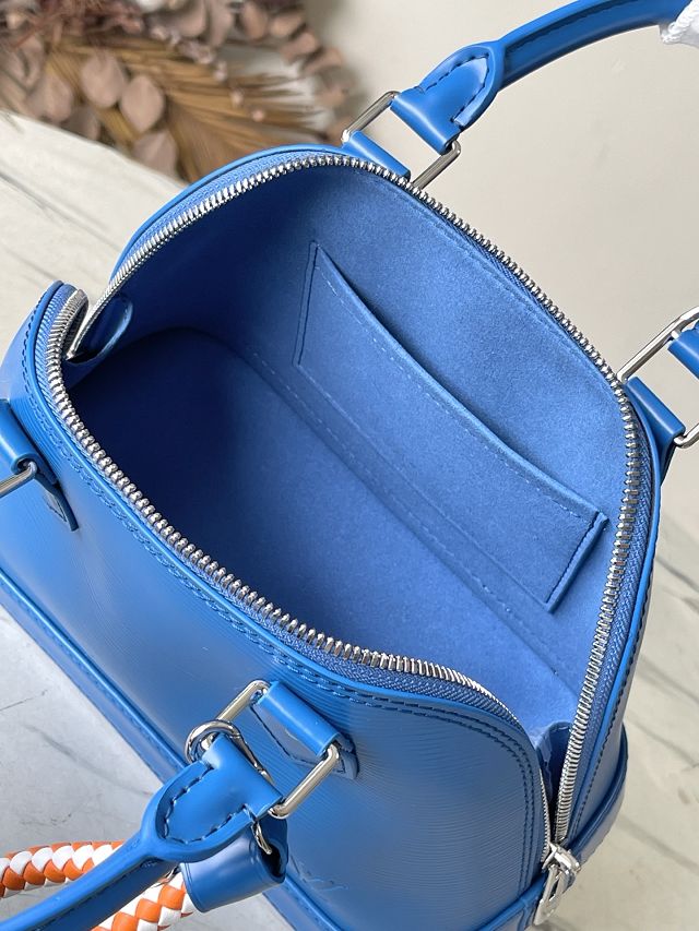 Louis vuitton original epi leather alma BB M29125 blue