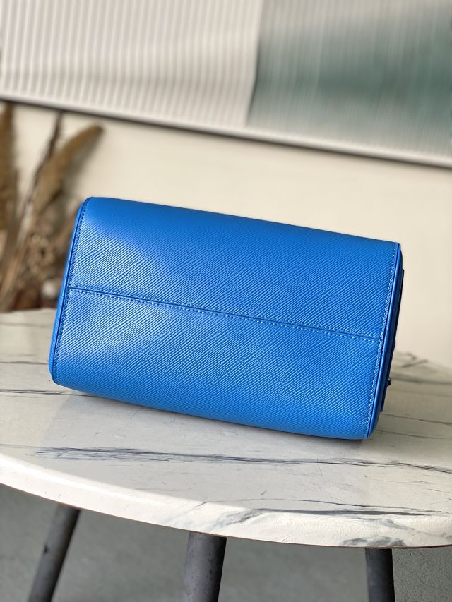 Louis vuitton original epi leather speedy soft 30 M29096 blue