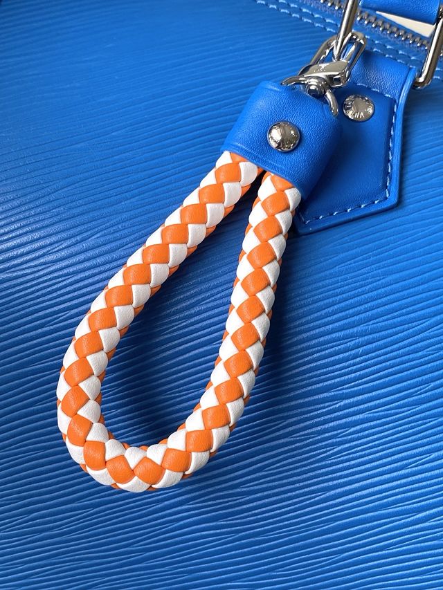Louis vuitton original epi leather speedy soft 30 M29096 blue