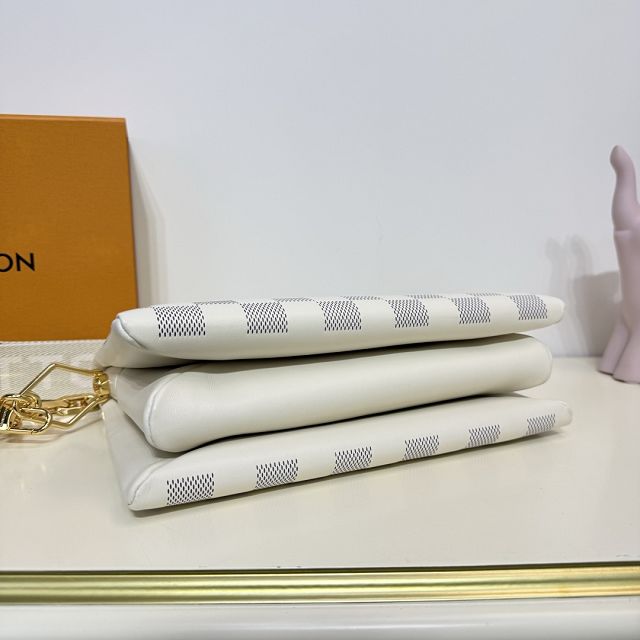 Louis vuitton original lambskin coussin pm bag N40904 white