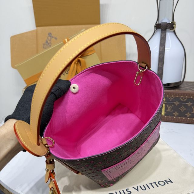 Louis vuitton original monogram canvas all in BB M29075 fuchsia
