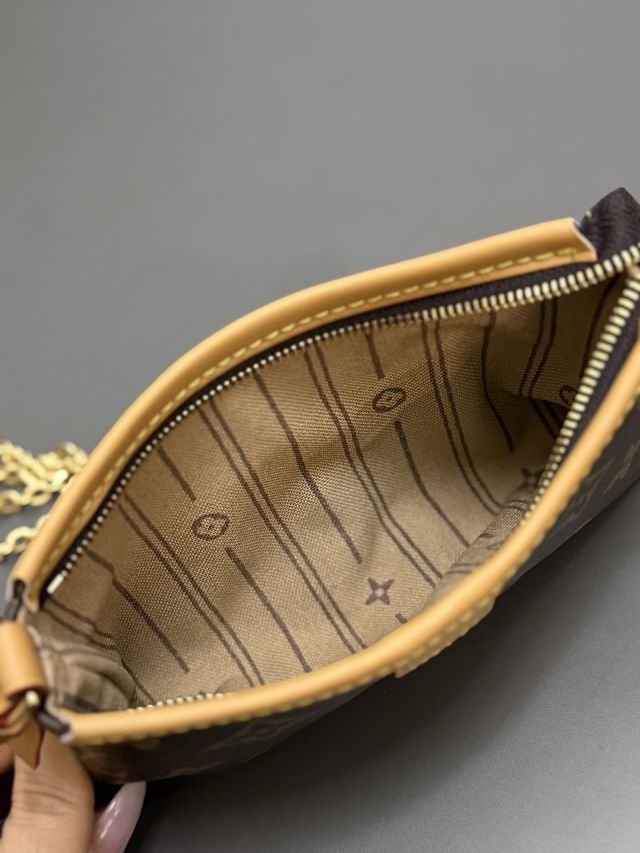 Louis vuitton original monogram canvas chain with pouch M40309