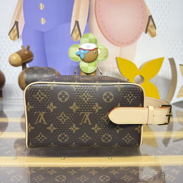 Louis vuitton original monogram canvas locker dopp kit M29165