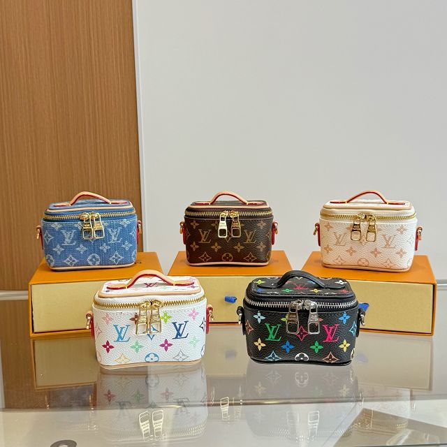 Louis vuitton original monogram canvas micro vanity M03772 