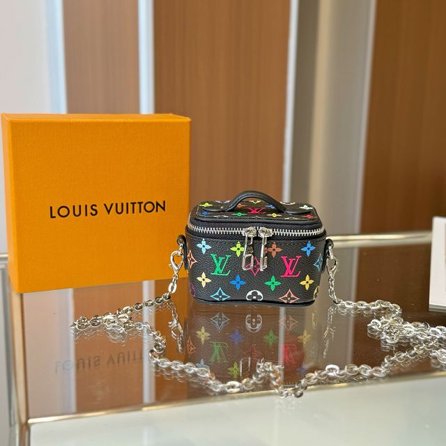 Louis vuitton original monogram canvas micro vanity M03772 