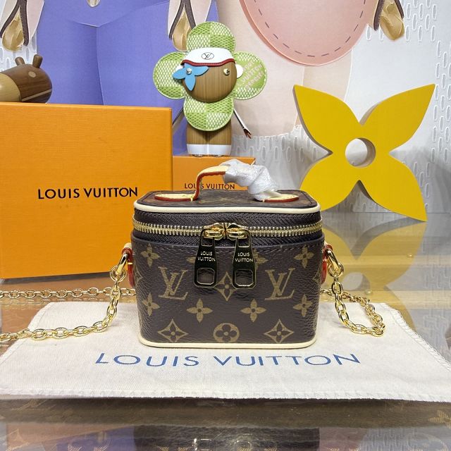 Louis vuitton original monogram canvas micro vanity M03772 