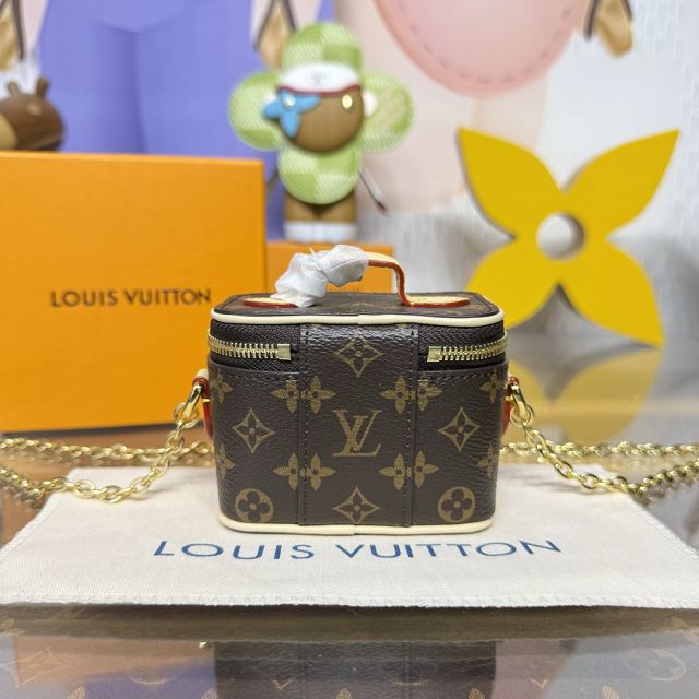 Louis vuitton original monogram canvas micro vanity M03772 