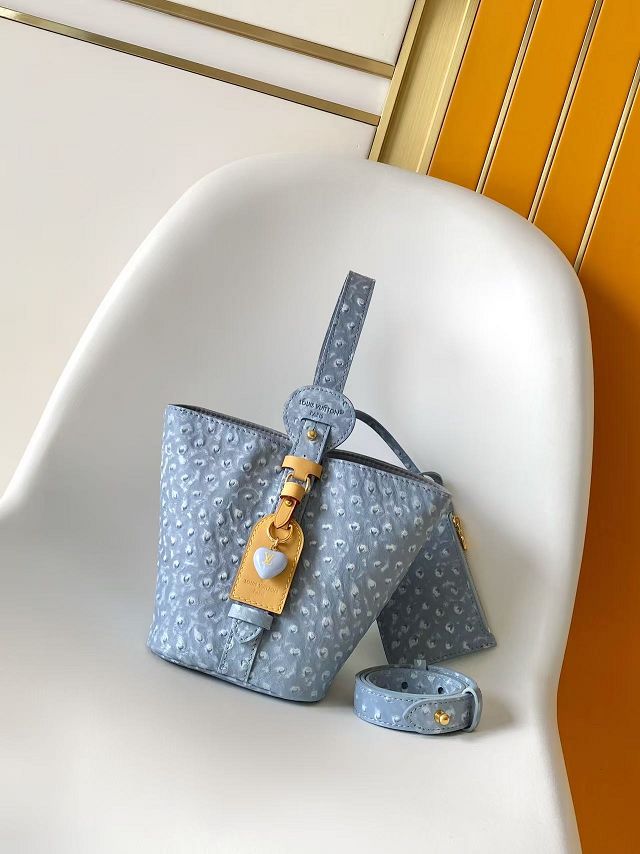 Louis vuitton original ostrich calfskin all in BB N13480