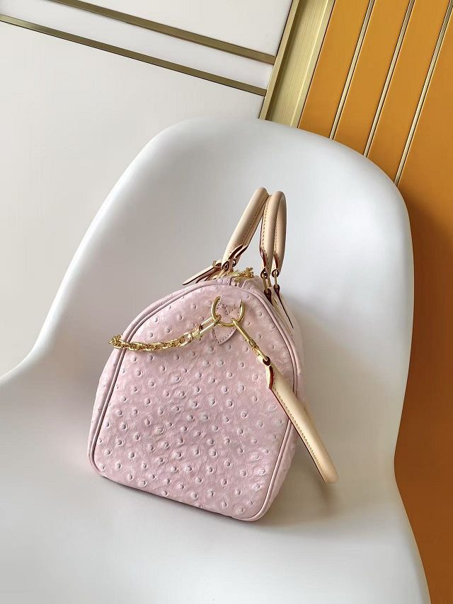Louis vuitton original ostrich calfskin speedy soft 30 N87212 